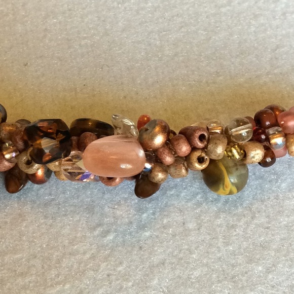 FINAL SALE PRICE CL Designs Crocheted Crystal Embellished Bracelet - Picture 5 of 5